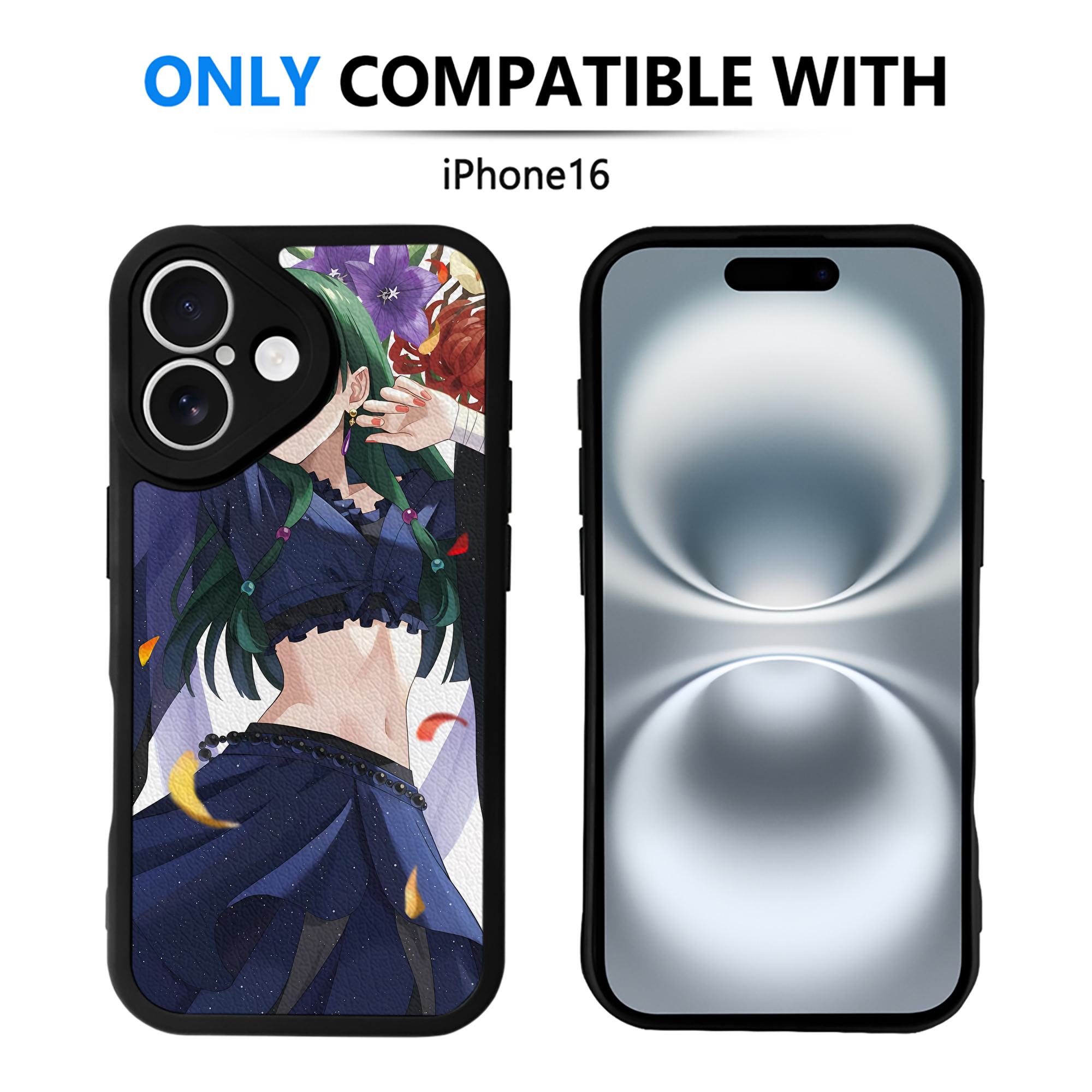 （画像用） 薬屋のひとりごと The Apothecary Diaries 【iPhone 16シリーズ対応】シリコンスマホケース（レザー調） 材質：シリコン